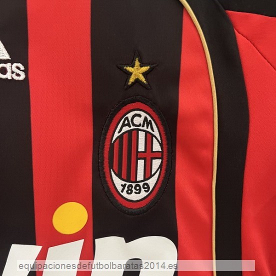 Nuevo 1ª Conjunto De Niños AC Milan Retro 2006 2007 Rojo Baratas